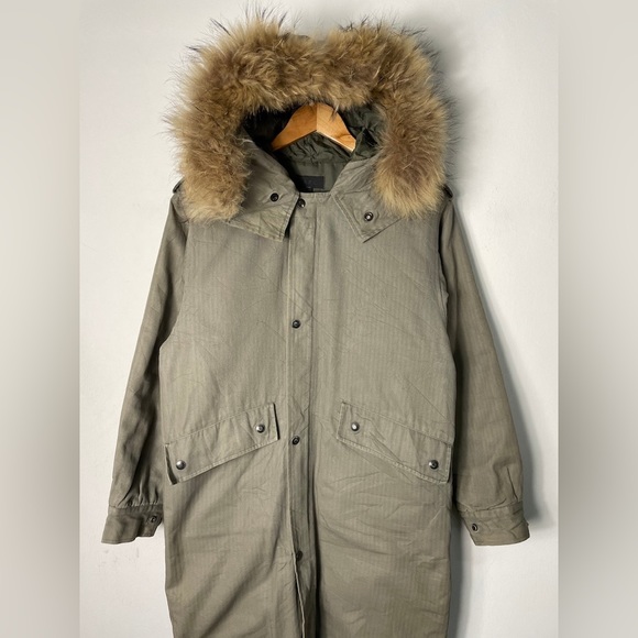 A.P.C Hooded Parka with Fur Trim - Picture 2 of 2